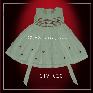 Embroidered Dress For Children