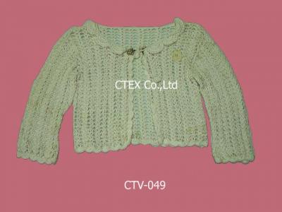 Wool hand knitted blouse for little girl (Wool hand knitted blouse for little girl)