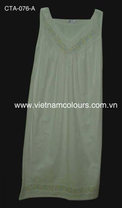 Embroidered Cotton Dress For Lady (Coton brodé Dress For Lady)