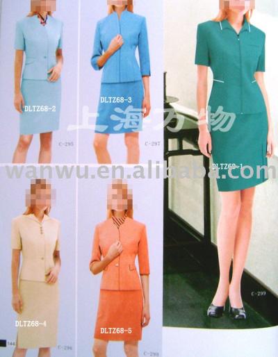 uniform,ladies` suits,worker wear,working uniform,working wear,suits,skirts,pant (einheitliche, meine Damen "Anzüge, Arbeitnehmer zu tragen, arbeiten Unifor)