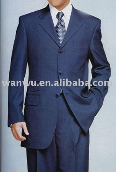 Blue men`s suit