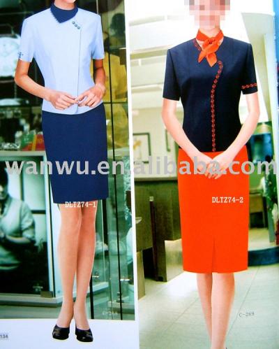 uniform,ladies` suits,worker wear,working uniform,working wear,suits,skirts, (uniforme, Mesdames `costumes, robes de travailleur, de travail uniforme, de trav)