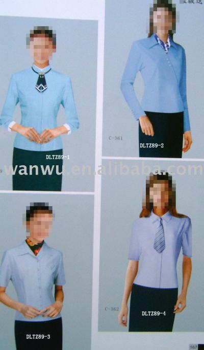 uniform,ladies` suits,worker wear,working uniform,working wear,suits,skirts (uniforme, Mesdames `costumes, robes de travailleur, de travail uniforme, de trav)