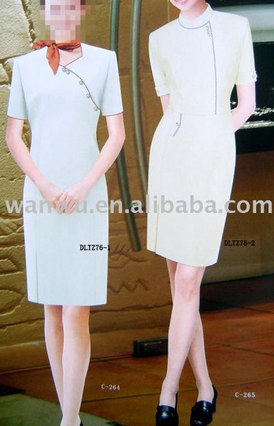 uniform,ladies` suits,worker wear,working uniform,working wear,suits,skirts (uniforme, Mesdames `costumes, robes de travailleur, de travail uniforme, de trav)
