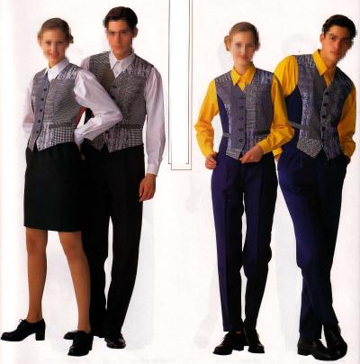 ginshop uniform for waiter (ginshop uniforme de garçon de café)