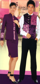 lady and men waiter clothes (lady and men waiter clothes)