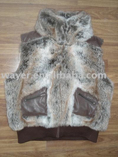 faux fur vest