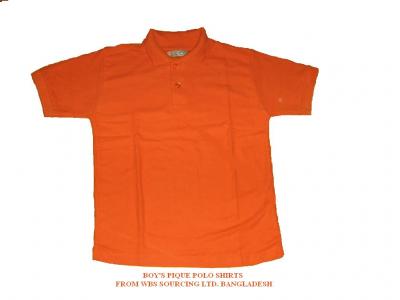 BOY`S PIQUE POLO SHIRTS