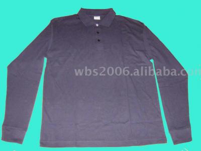 100% Cotton Full Sleeve Polo Shirts