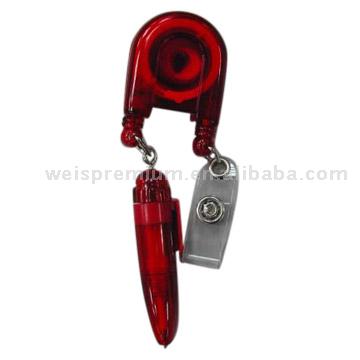 Badge Holder with Pen (Держателе бейджа с ручкой)