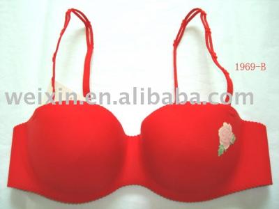 One piece bra