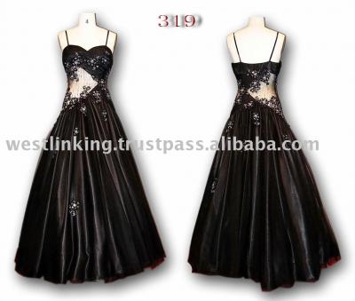 Elegant %26 Sexy Black Ball Gown-319