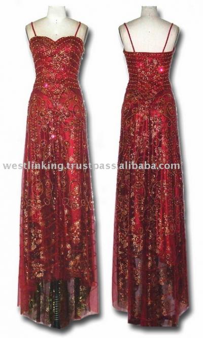 Shine You Brilliantly Like No One Does! Garnet Beaded Dress