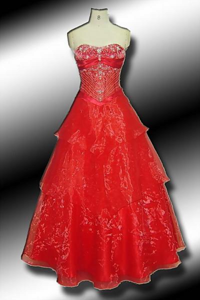 Stunning Red Prom Dress-F07826 (Stunning Red Prom Dress-F07826)