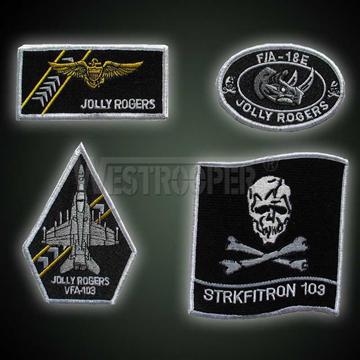 US JOLLY ROGER FLYING BADGES 32-1002 (US JOLLY ROGER FLYING ABZEICHEN 32-1002)