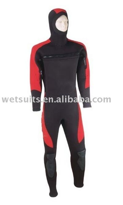 5.0mm Semi-Dry (Cold Weather) Neoprene SUBA Diving Suit (5,0 mm Semi-Dry (Cold Weather) Neopren SUBA Tauchanzug)
