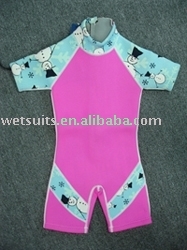 Kids neoprene shorty suits for SCUBA Diving (Kids combinaisons shorty en néoprène pour plongeurs)