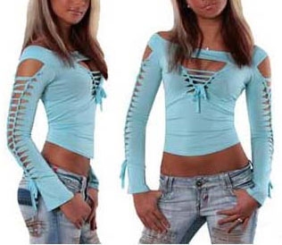 Ladies` Fashion Top / Blouse / Sexy Club Wear (Дамские моды Top / Блузка / Sexy Club Wear)
