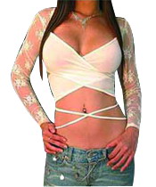 Ladies` Fashion Top / Blouse / Sexy Club Wear ("Ladies Fashion Top / Bluse / Sexy Club Wear)