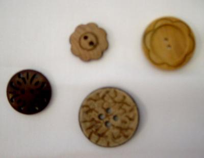 Wooden button (Holz-Taste)