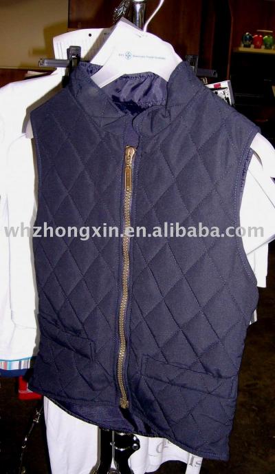 girl`s quilted vest