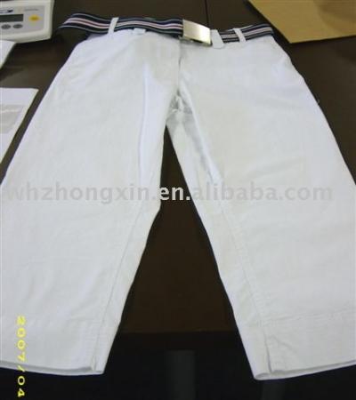 Ladies 3/4 pant with belt (Дамы 3 / 4 Pant с поясом)
