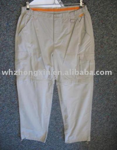 Men`s Zipper Off Pants (MEN `S Zipper Off Брюки)
