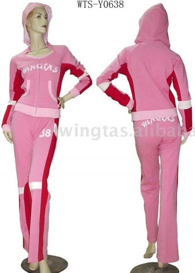 Ladies` Knit Jogging Suit (Дамские вязать спортивный костюм)