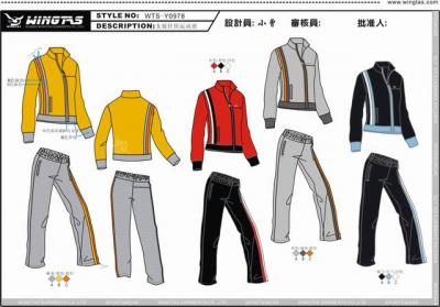 women`s knitted track suit (women`s knitted track suit)
