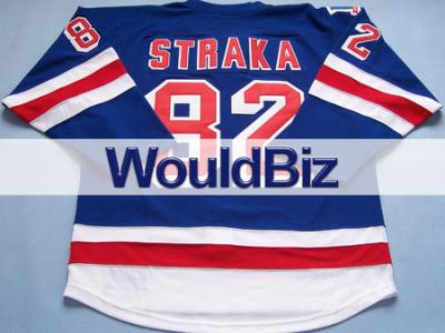 New York Rangers Straka #82 blue Jerseys (New York Rangers Straka # 82 blauen Trikots)