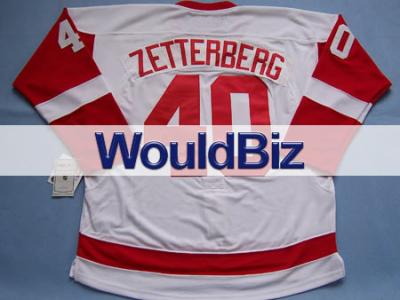#40 Henrik ZETTERBERG Hockey Jersey (# 40 Хенрик Зеттерберг хоккей Джерси)