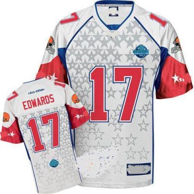 2008 newest #17 Edwards pro bowl football jersey (Newest 2008 # 17 Pro Bowl Edwards maillot)