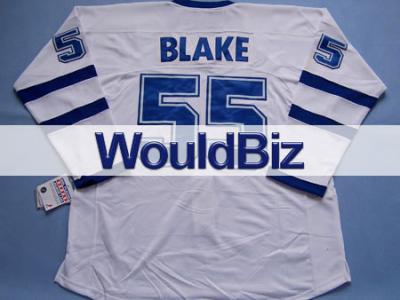 BLAKE #55 whites hockey Jerseys (BLAKE # 55 Weißen Hockey Jerseys)