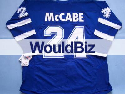 2008 24# McCABE MAPLE LEAFS HOCKEY JERSEYS AT LOW PRICE THROUGH PAYPAL (2008 24 # McCABE Maple Leafs HOCKEY JERSEYS zu niedrigen Preisen ÜBER PAYPAL)