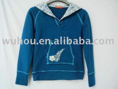 Ladies Knitted Hoody Top (Ladies Hoody Knitted Haut)