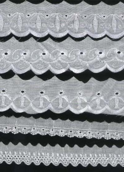 Embroidery Lace, T/ C Lace Eyelet Lace (Broderie Dentelle, T / C en dentelle à oeillets en dentelle)