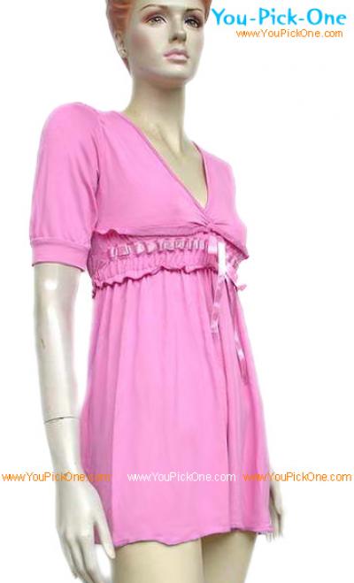 Pink Blouse With Bow (Pink Blouse With Bow)