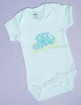 Infants 100% Cotton Interlock Envelope Neck Bodysuit (Kleinkinder 100% Baumwolle Interlock Envelope Neck Body)