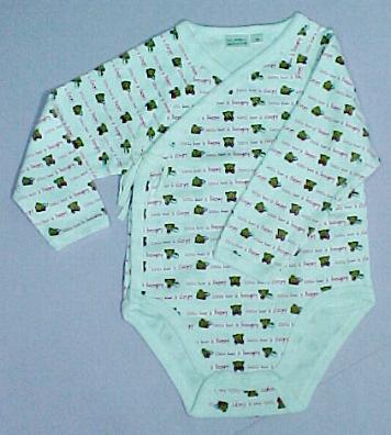 Infants 100% Cotton Kimono Bodysuit (Kleinkinder 100% Baumwolle Kimono Body)