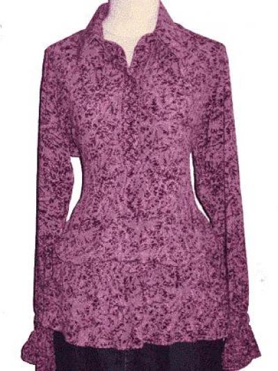 Blouse Crape Collar (Bluse Crape Collar)