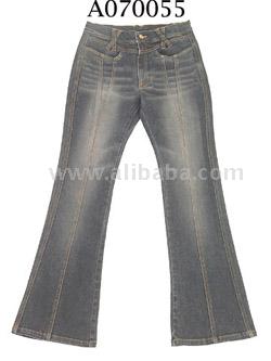 Ladies` Denim Jeans