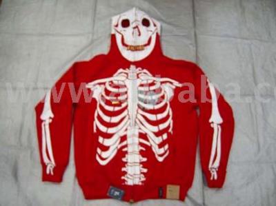 Lrg Dead Serious Skeleton Hoodie Red (Lrg Dead Serious Skeleton Hoodie Red)
