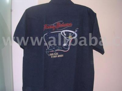 Shark Date Club Embroidered Shirts (Shark Date Club Embroidered Shirts)