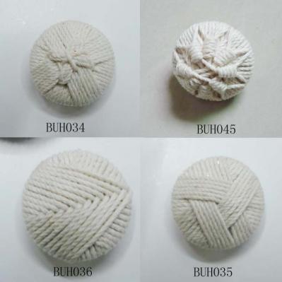 Cotton Crochet Ball Button