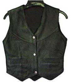 Leather Vest Coat (Veste en cuir Manteau)