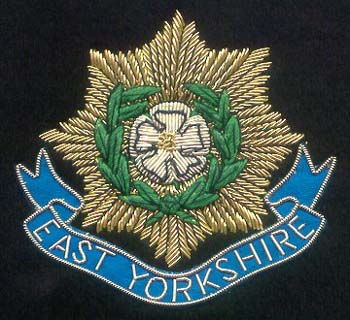 Hand Embroidery Bullion Wire East Yorkshire Regimental Badges (Ручная вышивка Bullion Wire Восточном Йоркшире полковой Значки)