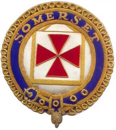 Hand Embroidery Masonic Badge