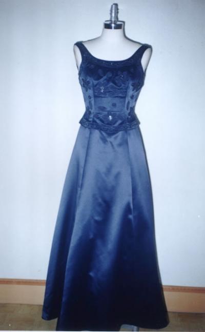 BL-E015 Satin Evening Dress (BL-E015 атласная Вечернее платье)