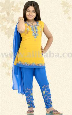 Kids Girls Churidar (Kids Girls Churidar)