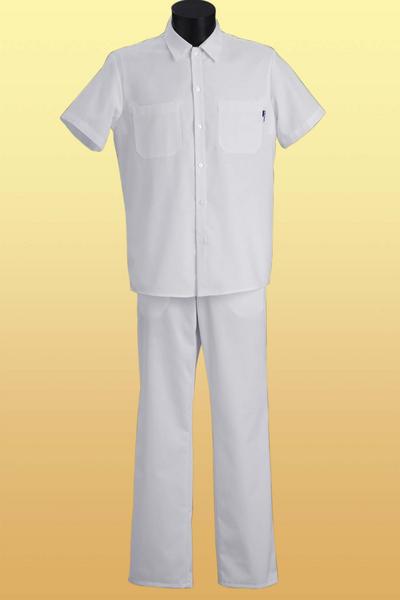 Doctor`s Shirt With Roll-Collar